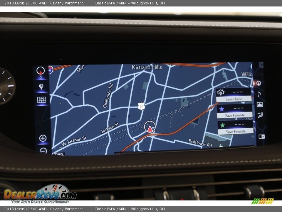 Navigation of 2018 Lexus LS 500 AWD Photo #10