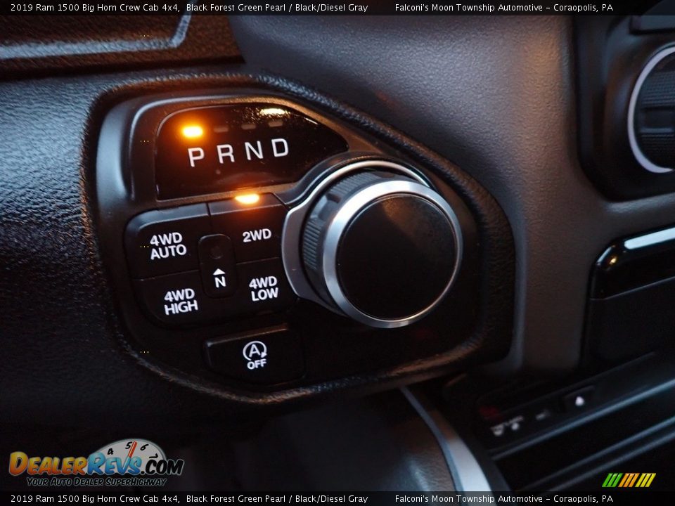 2019 Ram 1500 Big Horn Crew Cab 4x4 Black Forest Green Pearl / Black/Diesel Gray Photo #24