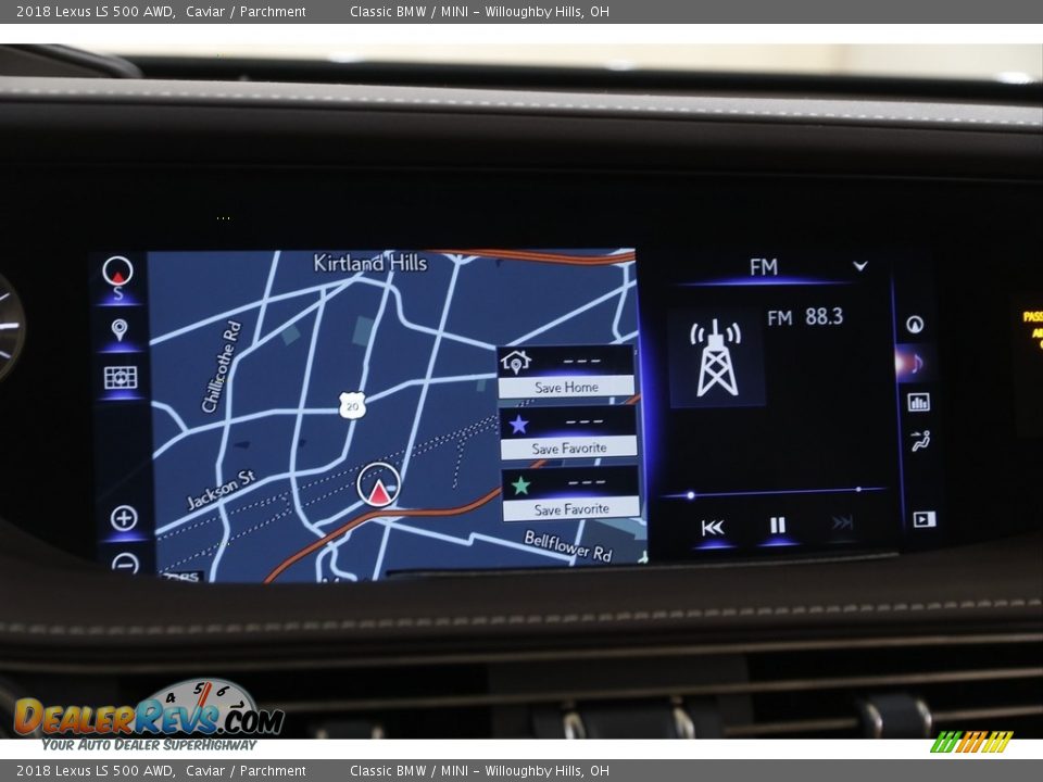 Navigation of 2018 Lexus LS 500 AWD Photo #11