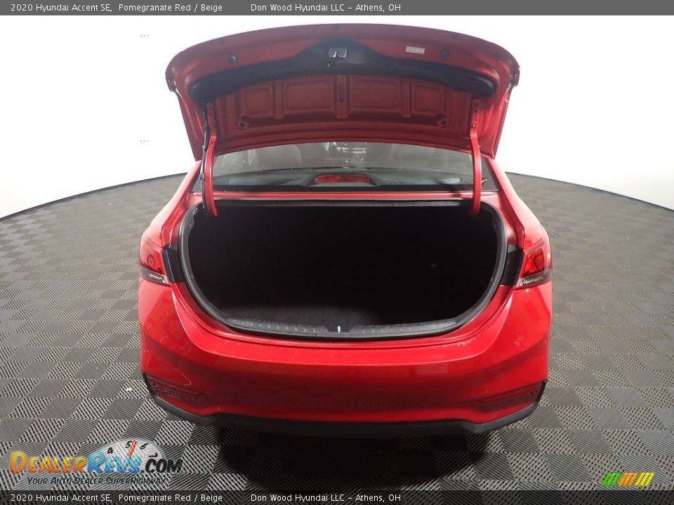 2020 Hyundai Accent SE Pomegranate Red / Beige Photo #14