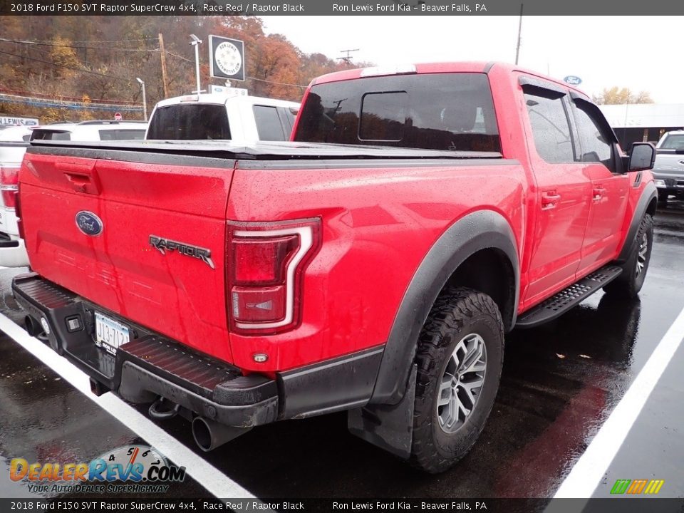 2018 Ford F150 SVT Raptor SuperCrew 4x4 Race Red / Raptor Black Photo #2