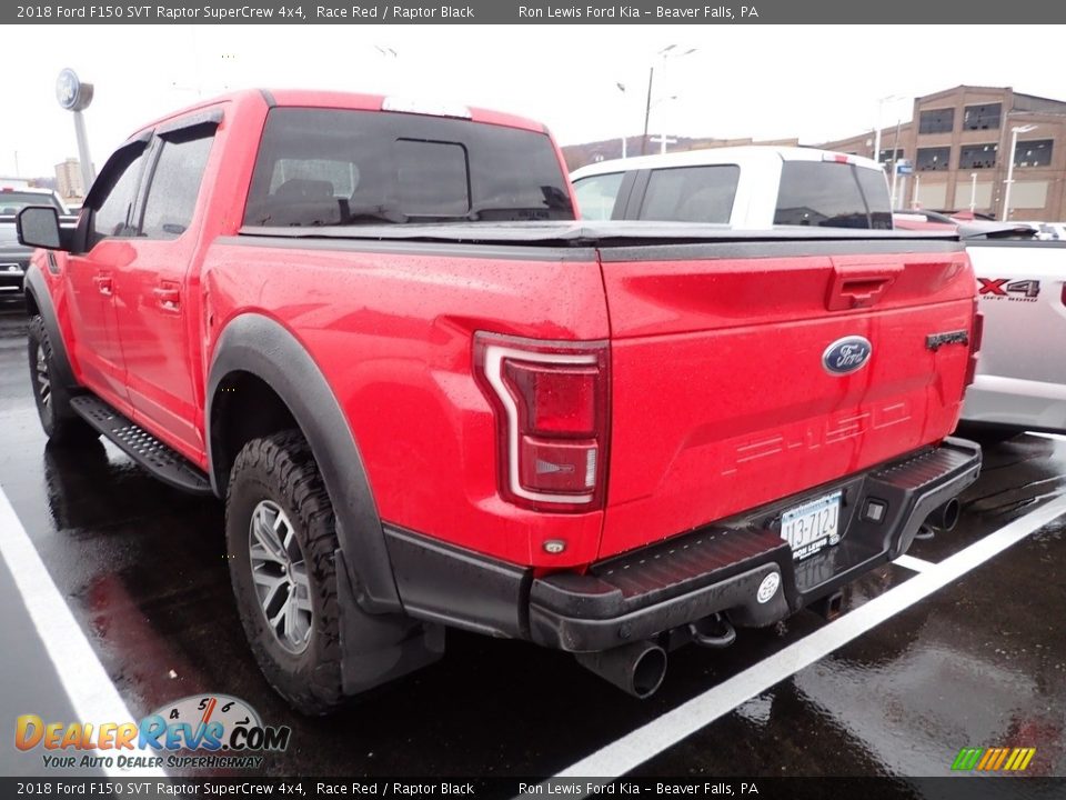 2018 Ford F150 SVT Raptor SuperCrew 4x4 Race Red / Raptor Black Photo #3