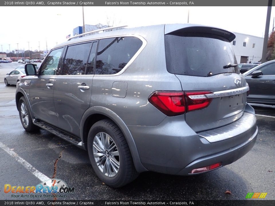 2018 Infiniti QX80 AWD Graphite Shadow / Graphite Photo #2