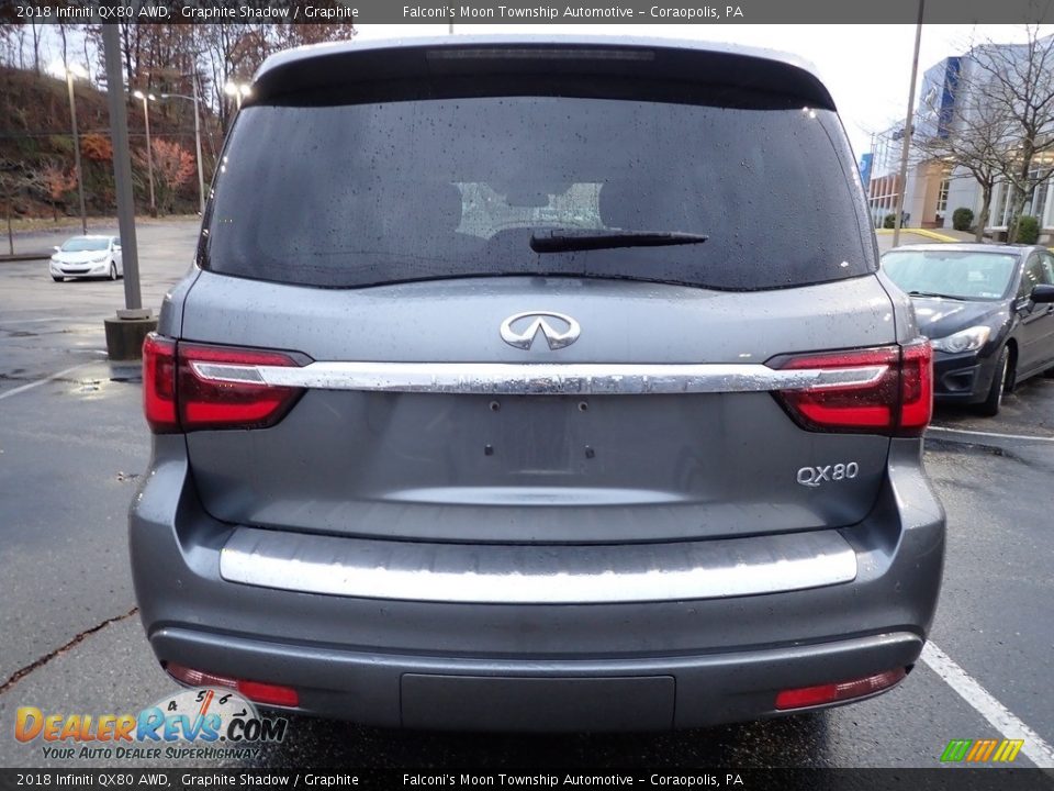 2018 Infiniti QX80 AWD Graphite Shadow / Graphite Photo #3