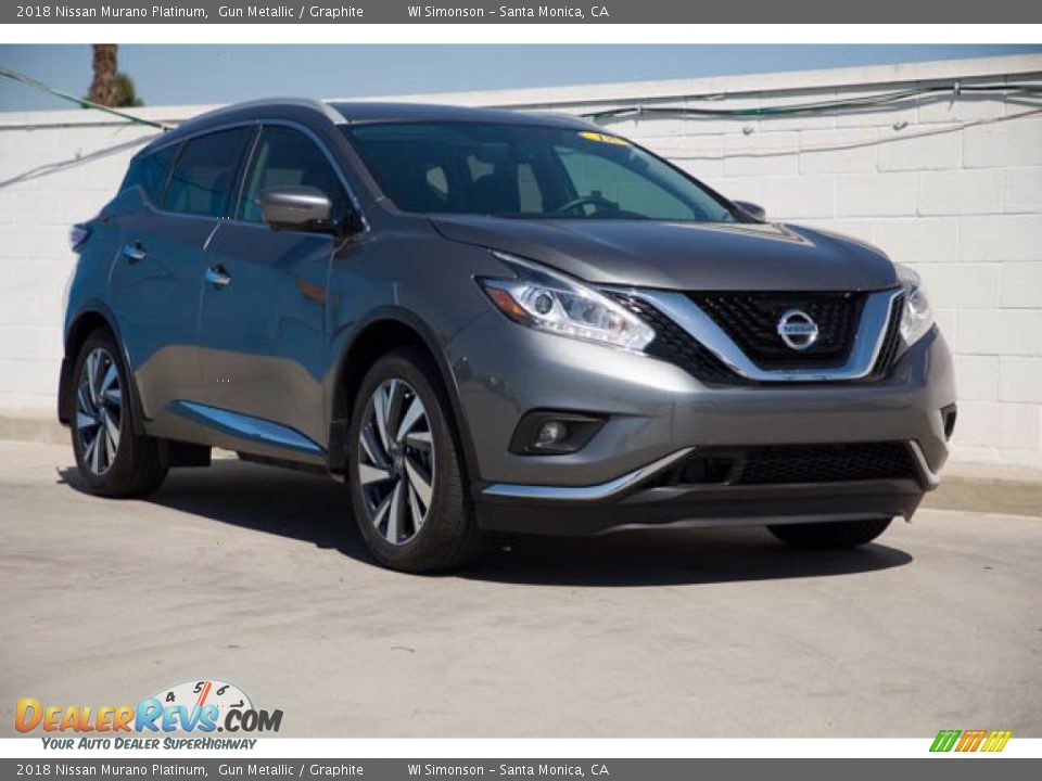 2018 Nissan Murano Platinum Gun Metallic / Graphite Photo #1