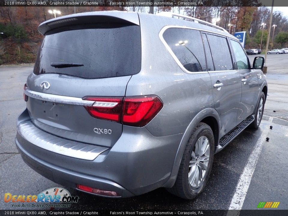 2018 Infiniti QX80 AWD Graphite Shadow / Graphite Photo #4