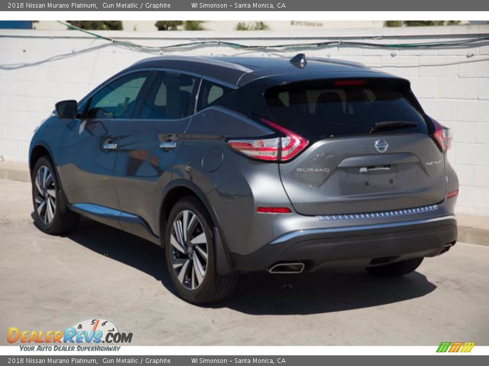 2018 Nissan Murano Platinum Gun Metallic / Graphite Photo #2