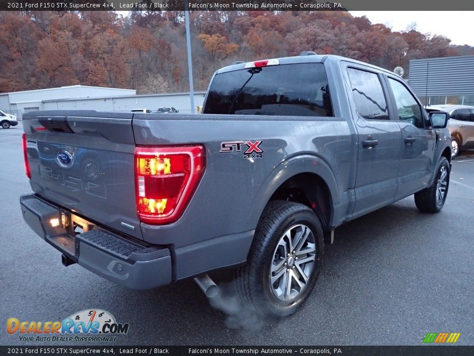 2021 Ford F150 STX SuperCrew 4x4 Lead Foot / Black Photo #2