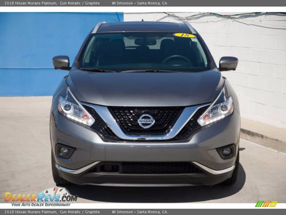 2018 Nissan Murano Platinum Gun Metallic / Graphite Photo #7