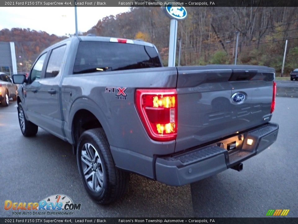 2021 Ford F150 STX SuperCrew 4x4 Lead Foot / Black Photo #4