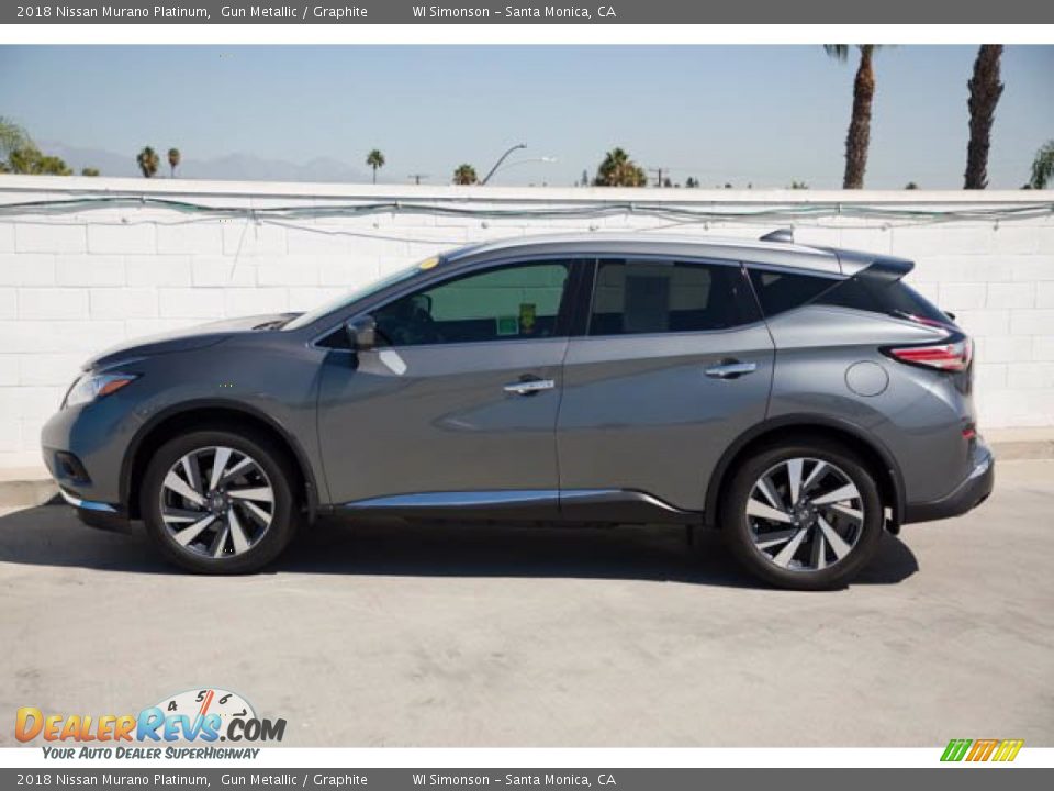 Gun Metallic 2018 Nissan Murano Platinum Photo #8