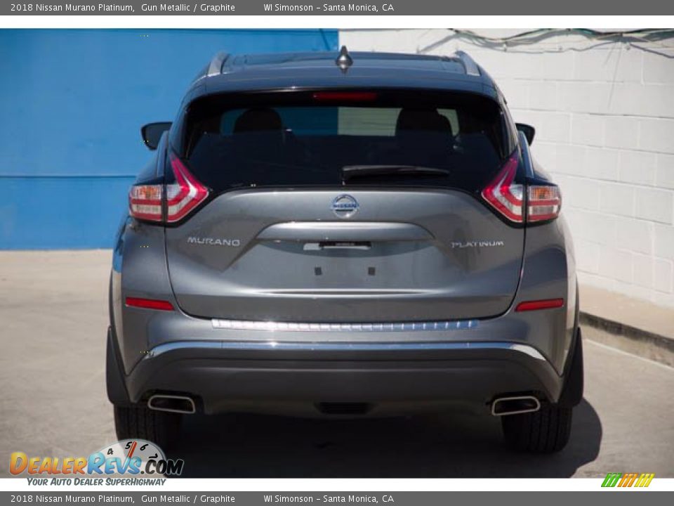 2018 Nissan Murano Platinum Gun Metallic / Graphite Photo #9