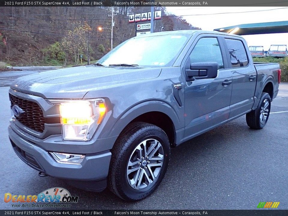 2021 Ford F150 STX SuperCrew 4x4 Lead Foot / Black Photo #6