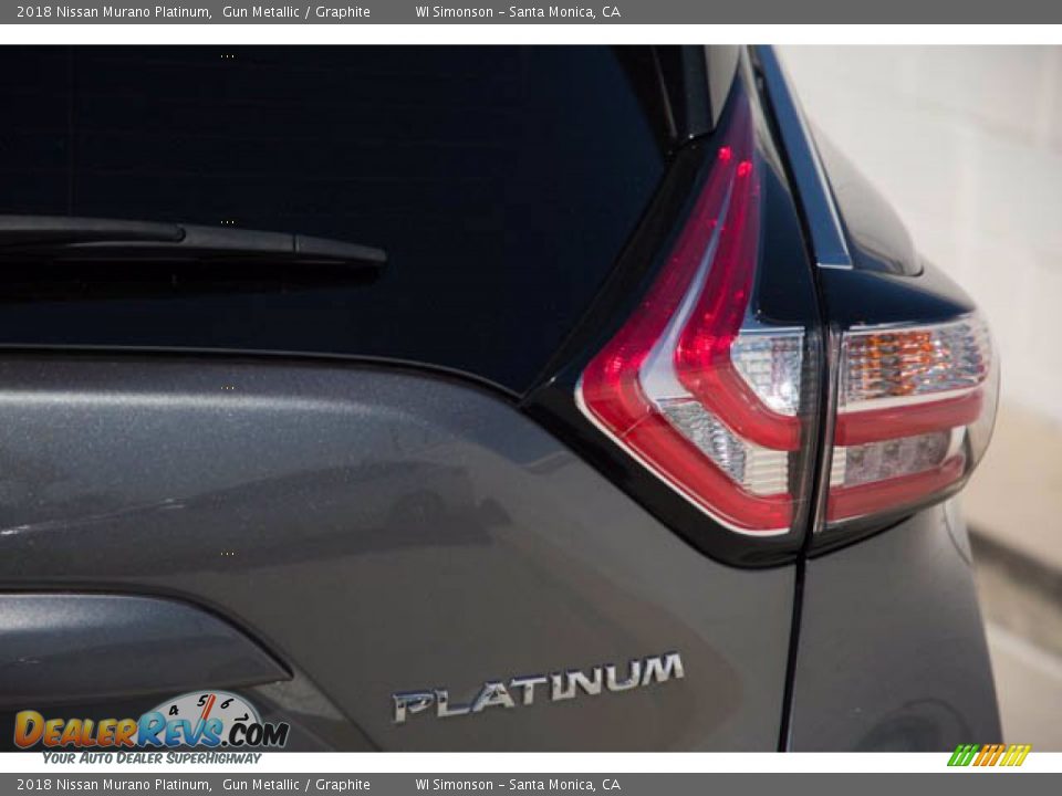 2018 Nissan Murano Platinum Gun Metallic / Graphite Photo #11
