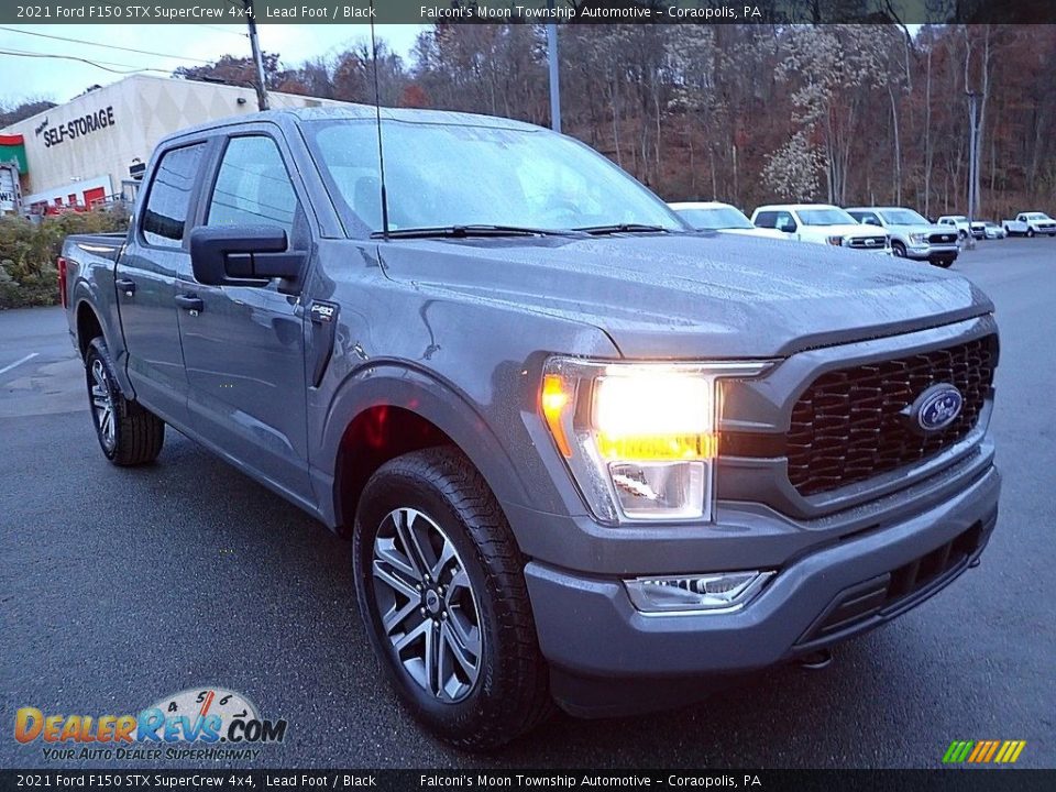 2021 Ford F150 STX SuperCrew 4x4 Lead Foot / Black Photo #8