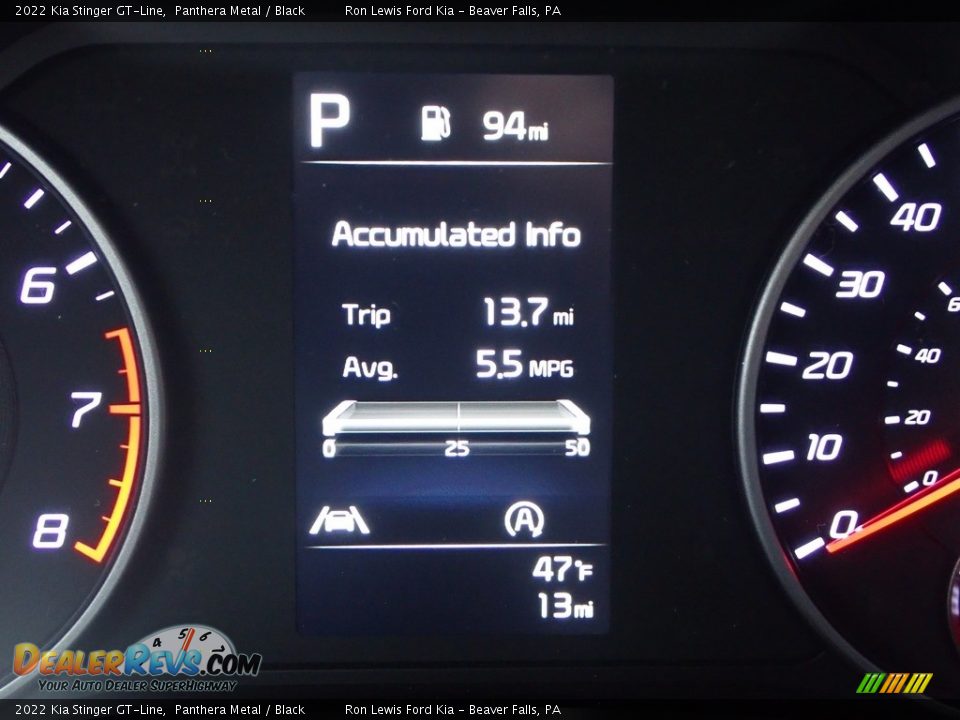 2022 Kia Stinger GT-Line Panthera Metal / Black Photo #19