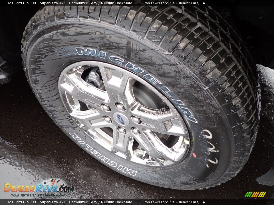 2021 Ford F150 XLT SuperCrew 4x4 Carbonized Gray / Medium Dark Slate Photo #9