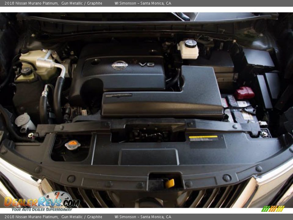 2018 Nissan Murano Platinum 3.5 Liter DOHC 24-Valve CVTCS V6 Engine Photo #33