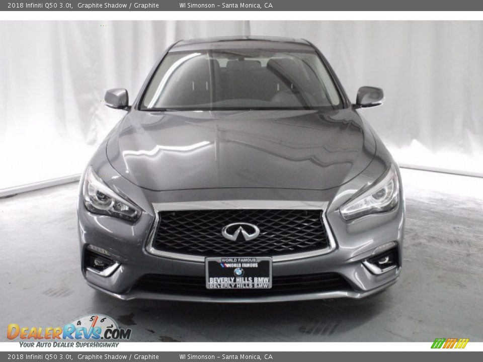 2018 Infiniti Q50 3.0t Graphite Shadow / Graphite Photo #2