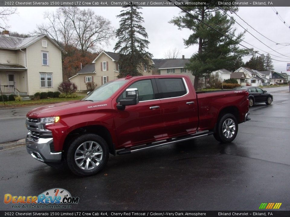 2022 Chevrolet Silverado 1500 Limited LTZ Crew Cab 4x4 Cherry Red Tintcoat / Gideon/­Very Dark Atmosphere Photo #1