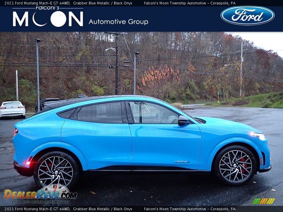 2021 Ford Mustang Mach-E GT eAWD Grabber Blue Metallic / Black Onyx Photo #1