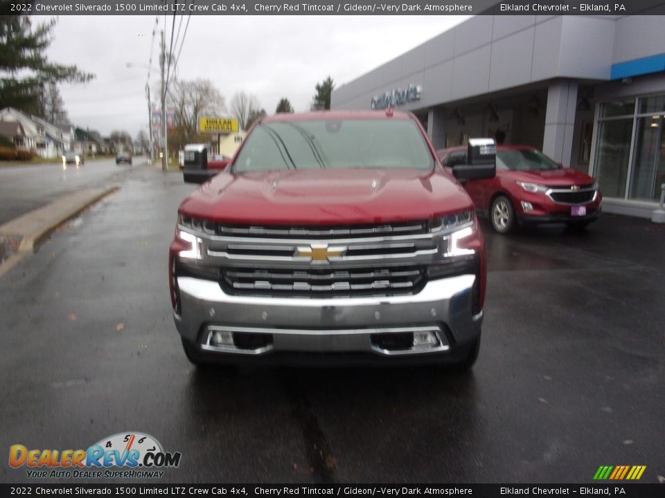 2022 Chevrolet Silverado 1500 Limited LTZ Crew Cab 4x4 Cherry Red Tintcoat / Gideon/­Very Dark Atmosphere Photo #2