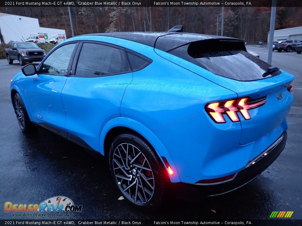 2021 Ford Mustang Mach-E GT eAWD Grabber Blue Metallic / Black Onyx Photo #5