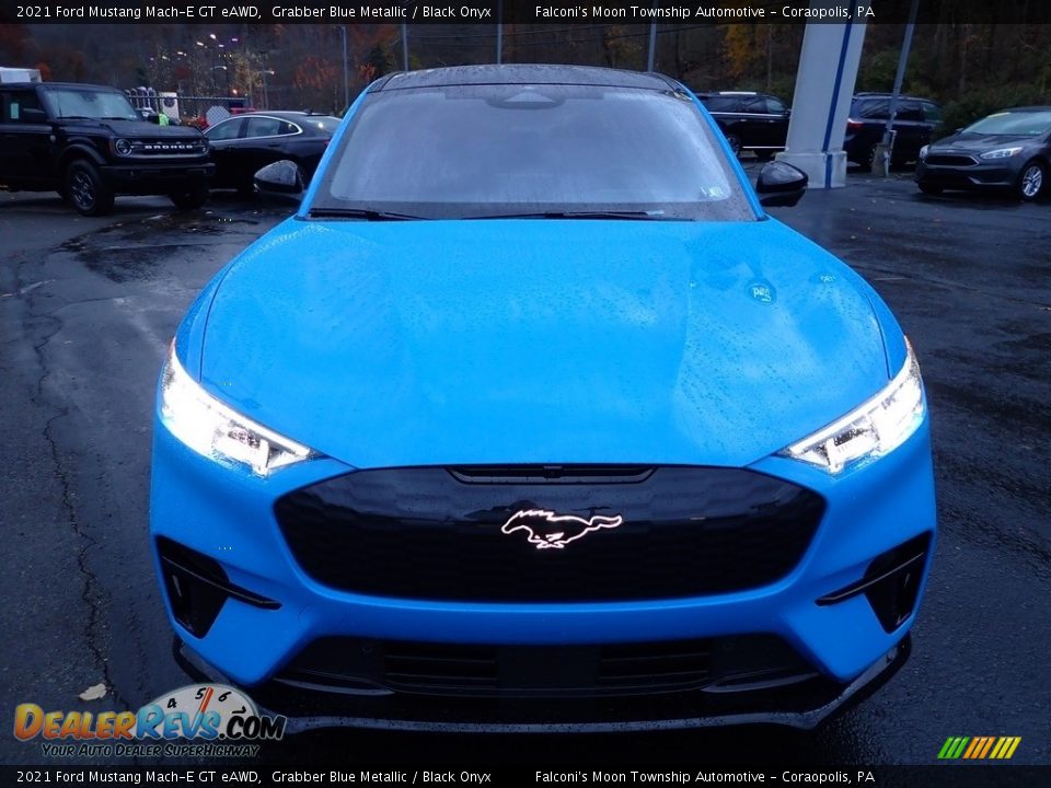 2021 Ford Mustang Mach-E GT eAWD Grabber Blue Metallic / Black Onyx Photo #8