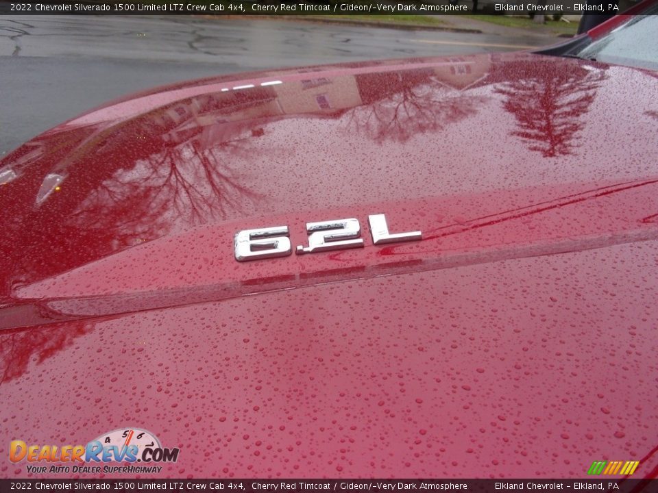 2022 Chevrolet Silverado 1500 Limited LTZ Crew Cab 4x4 Cherry Red Tintcoat / Gideon/­Very Dark Atmosphere Photo #8