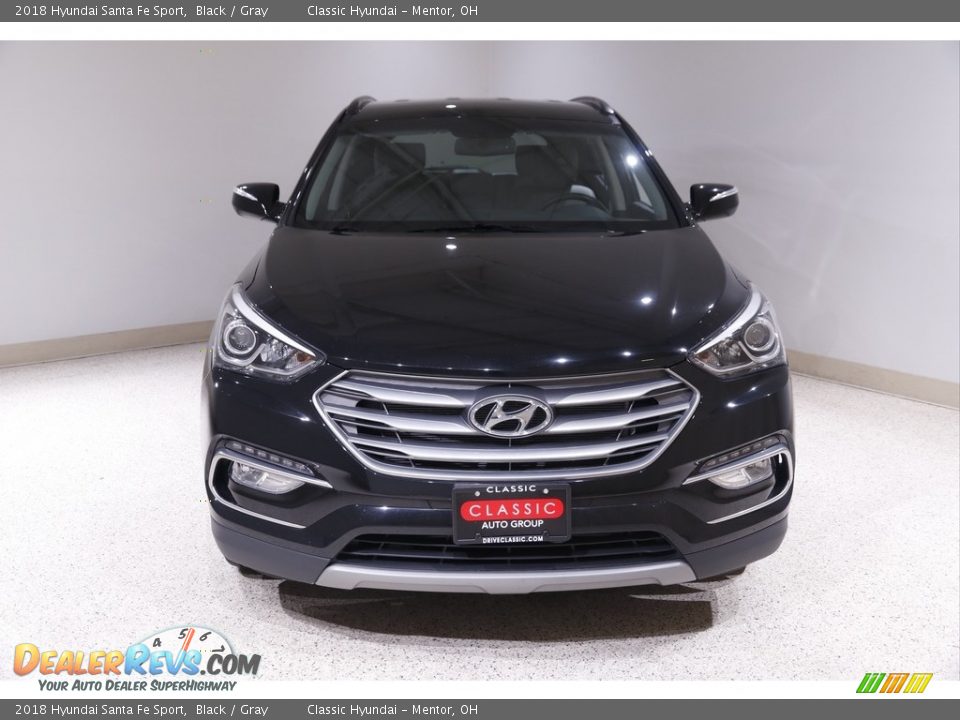 2018 Hyundai Santa Fe Sport Black / Gray Photo #2