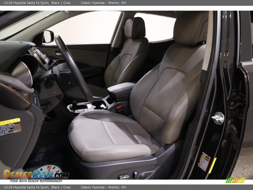 2018 Hyundai Santa Fe Sport Black / Gray Photo #5