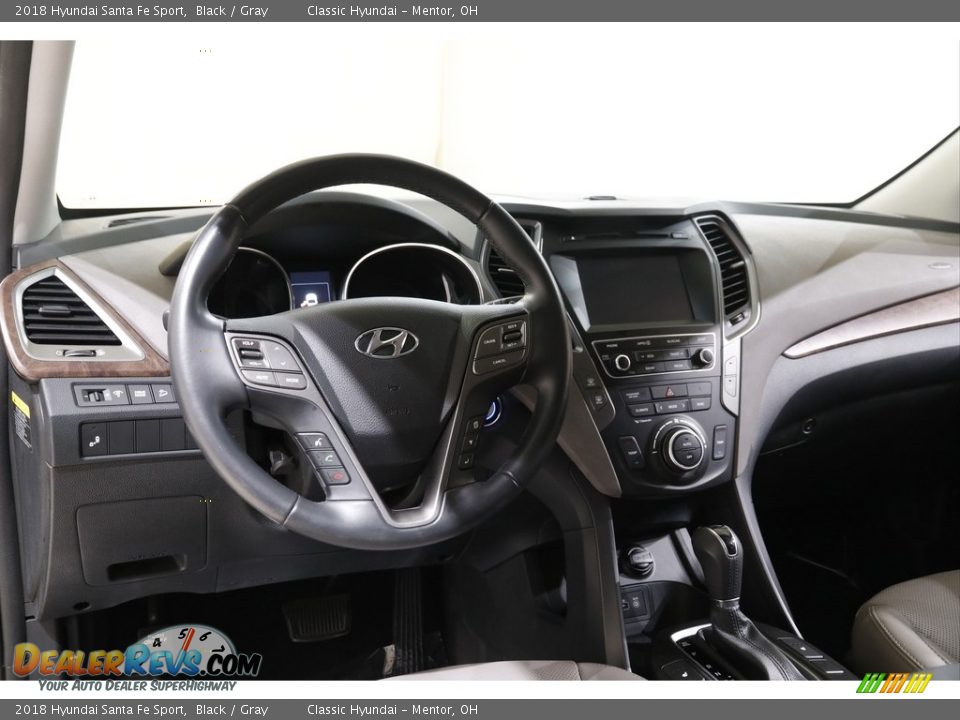 2018 Hyundai Santa Fe Sport Black / Gray Photo #6