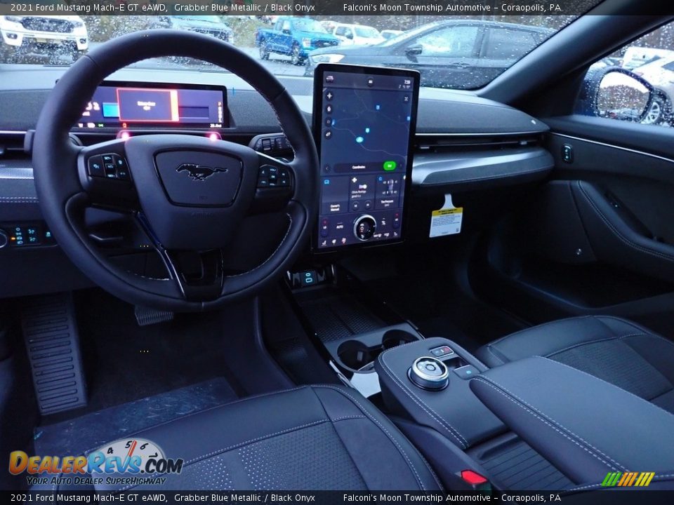 Black Onyx Interior - 2021 Ford Mustang Mach-E GT eAWD Photo #13