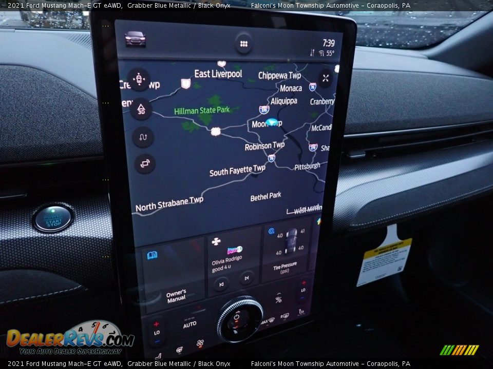 Navigation of 2021 Ford Mustang Mach-E GT eAWD Photo #17