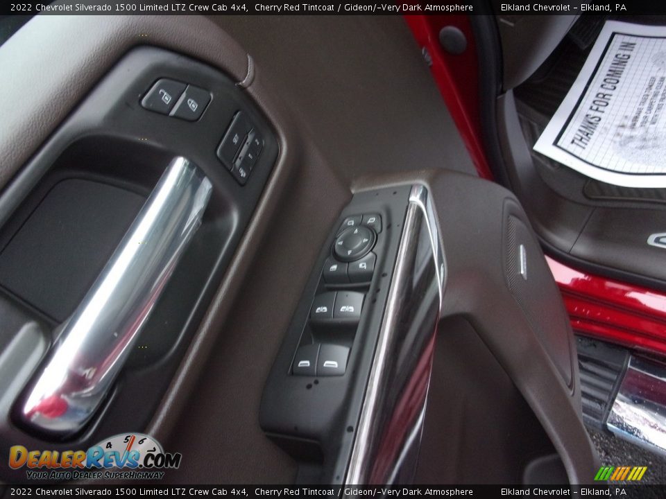 2022 Chevrolet Silverado 1500 Limited LTZ Crew Cab 4x4 Cherry Red Tintcoat / Gideon/­Very Dark Atmosphere Photo #18