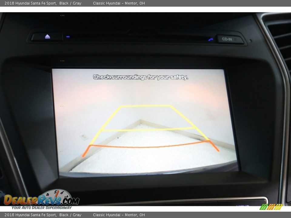 2018 Hyundai Santa Fe Sport Black / Gray Photo #12