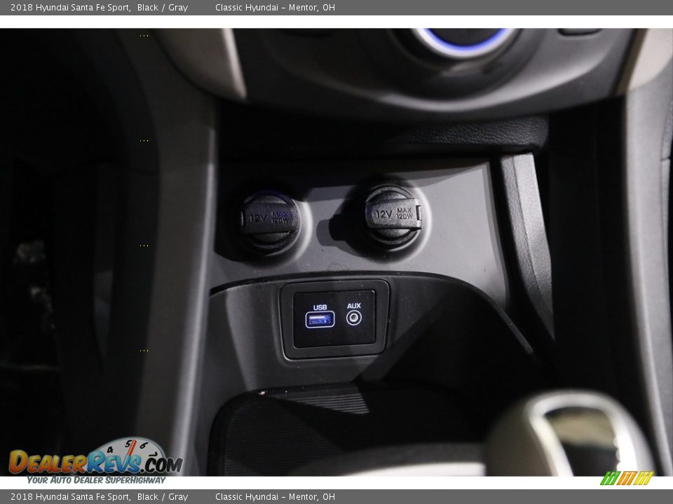 2018 Hyundai Santa Fe Sport Black / Gray Photo #13