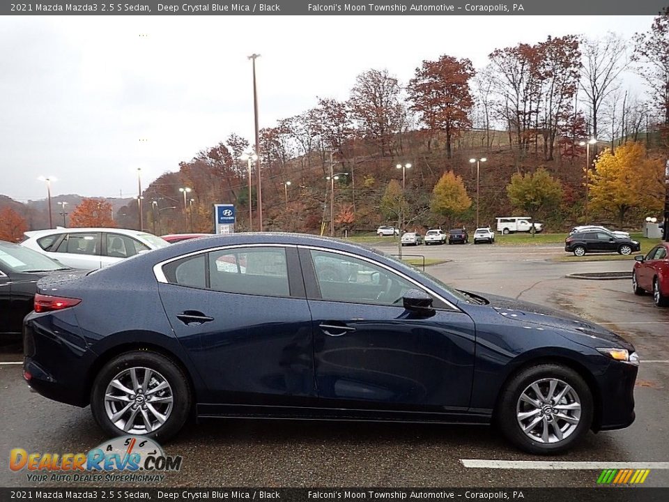 2021 Mazda Mazda3 2.5 S Sedan Deep Crystal Blue Mica / Black Photo #1