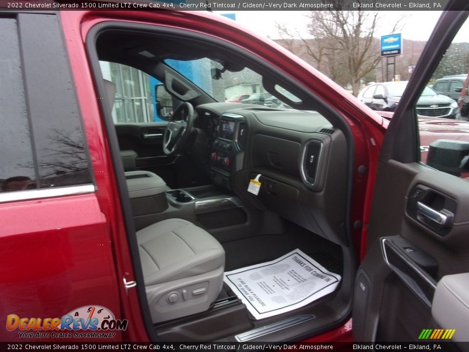 2022 Chevrolet Silverado 1500 Limited LTZ Crew Cab 4x4 Cherry Red Tintcoat / Gideon/­Very Dark Atmosphere Photo #20