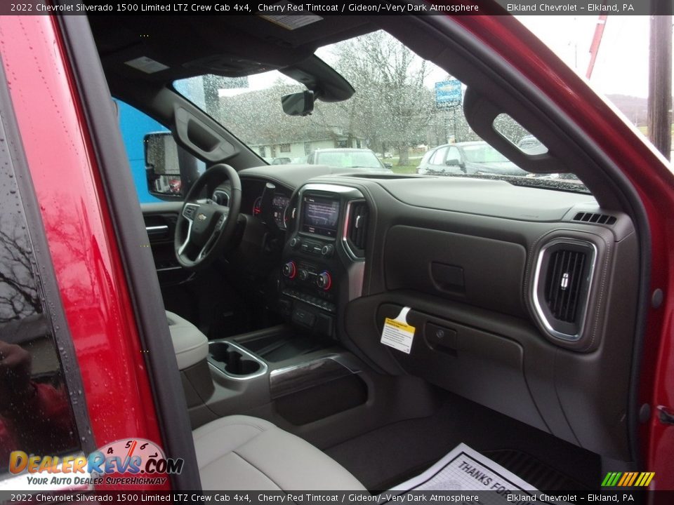 2022 Chevrolet Silverado 1500 Limited LTZ Crew Cab 4x4 Cherry Red Tintcoat / Gideon/­Very Dark Atmosphere Photo #21