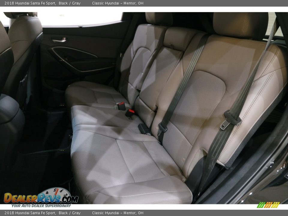 2018 Hyundai Santa Fe Sport Black / Gray Photo #17