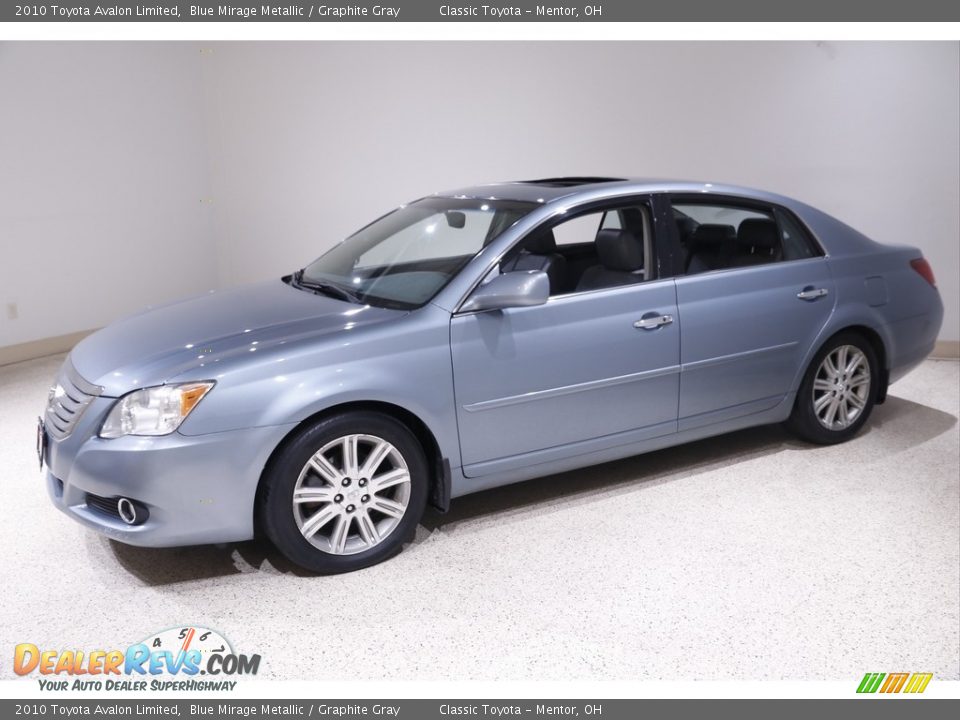 2010 Toyota Avalon Limited Blue Mirage Metallic / Graphite Gray Photo #3