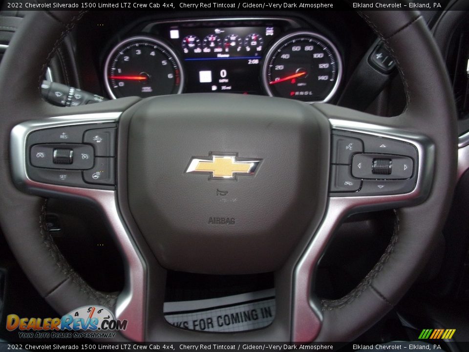 2022 Chevrolet Silverado 1500 Limited LTZ Crew Cab 4x4 Cherry Red Tintcoat / Gideon/­Very Dark Atmosphere Photo #29