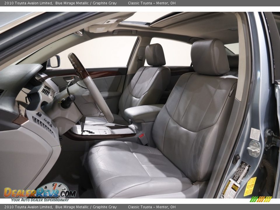 2010 Toyota Avalon Limited Blue Mirage Metallic / Graphite Gray Photo #5