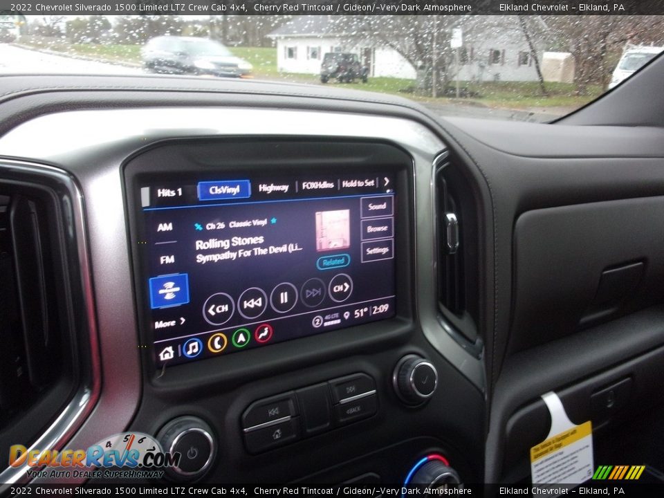 2022 Chevrolet Silverado 1500 Limited LTZ Crew Cab 4x4 Cherry Red Tintcoat / Gideon/­Very Dark Atmosphere Photo #33