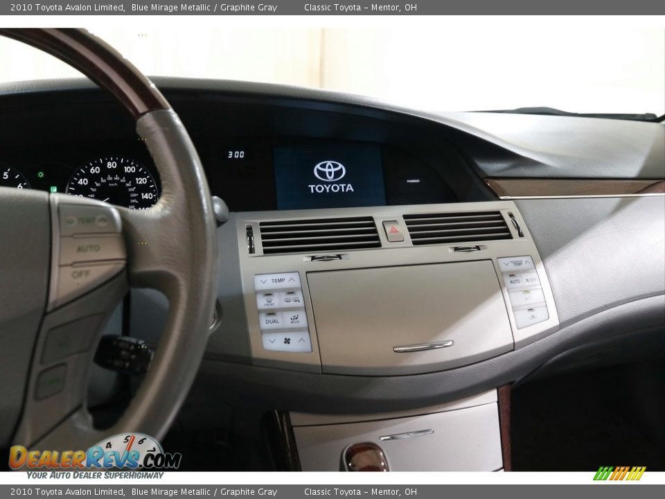 2010 Toyota Avalon Limited Blue Mirage Metallic / Graphite Gray Photo #9