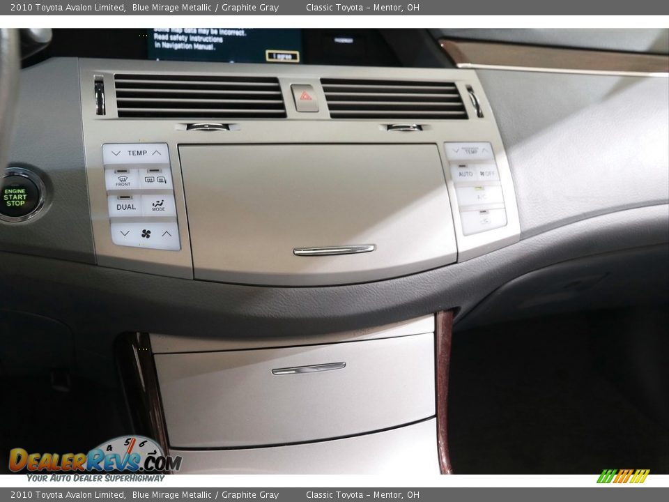 2010 Toyota Avalon Limited Blue Mirage Metallic / Graphite Gray Photo #10