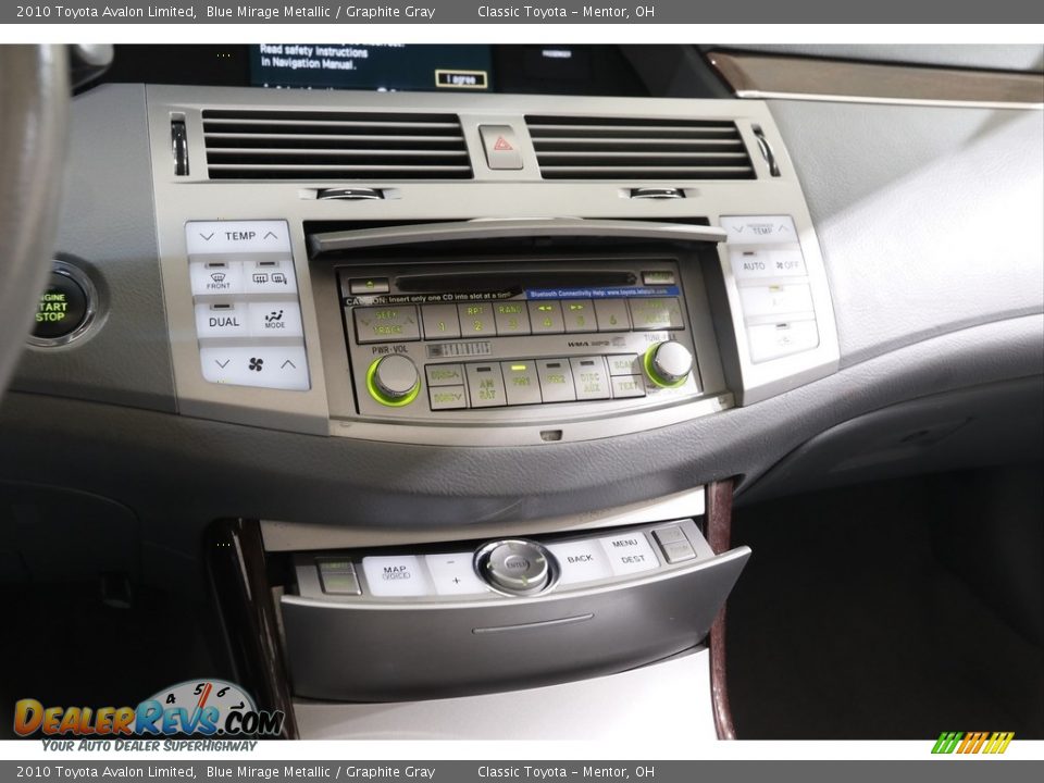 2010 Toyota Avalon Limited Blue Mirage Metallic / Graphite Gray Photo #11