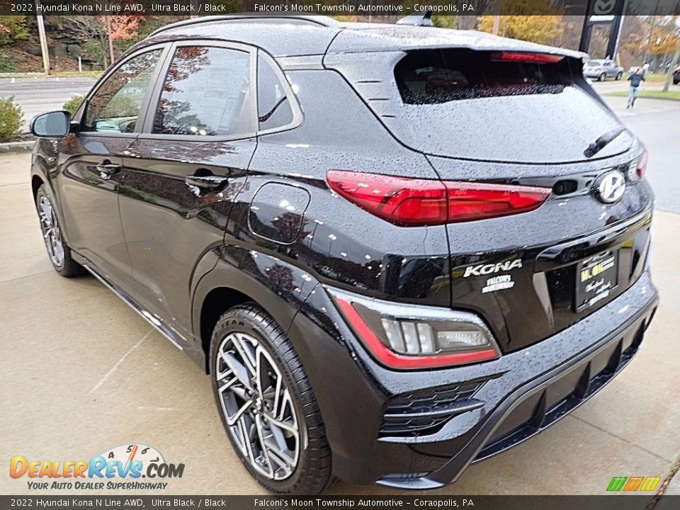 2022 Hyundai Kona N Line AWD Ultra Black / Black Photo #4