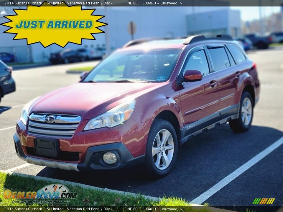 2014 Subaru Outback 2.5i Limited Venetian Red Pearl / Black Photo #1
